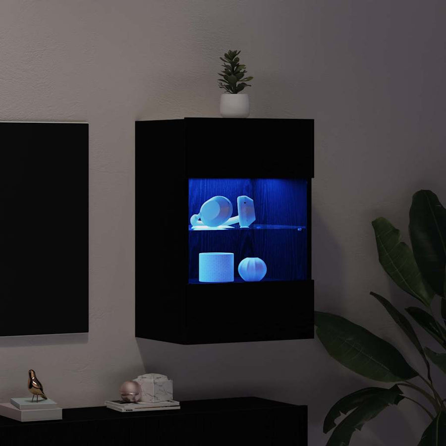 Tv-meubelset Zwart 40 x 30 x 60,5 cm Bewerkt hout
