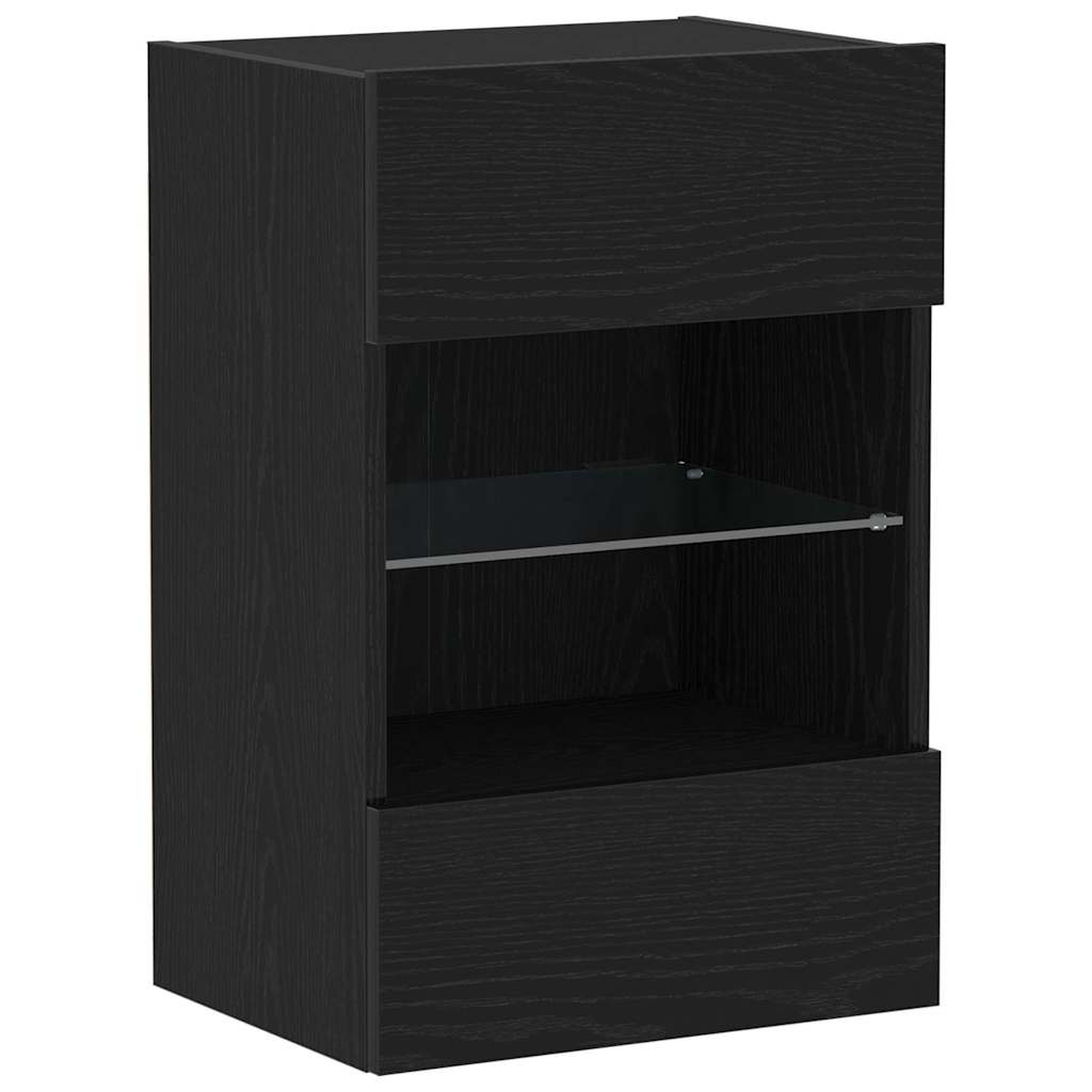 Tv-meubelset Zwart 40 x 30 x 60,5 cm Bewerkt hout
