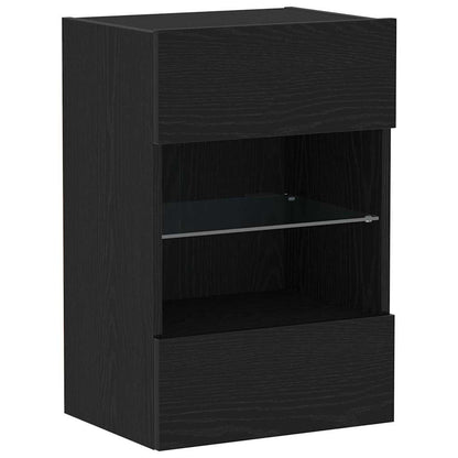 Tv-meubelset Zwart 40 x 30 x 60,5 cm Bewerkt hout