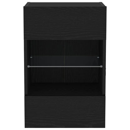 Tv-meubelset Zwart 40 x 30 x 60,5 cm Bewerkt hout