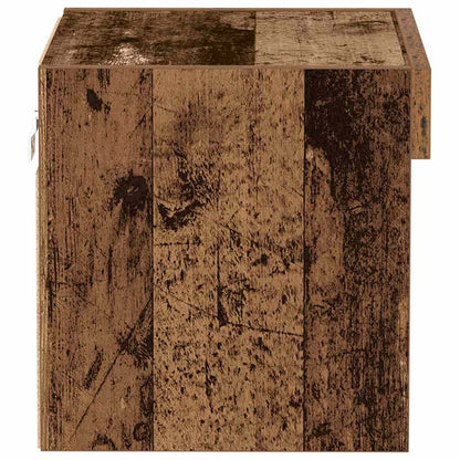 Tv-meubelset met LED 2 pcs Oudhout 40 x 30 x 30 cm Bewerkt hout