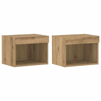 Tv-meubelset 2 pcs Artisan Eiken 40 x 30 x 30 cm Bewerkt hout