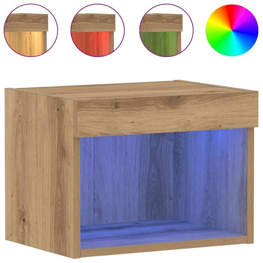 Tv-meubelset 2 pcs Artisan Eiken 40 x 30 x 30 cm Bewerkt hout