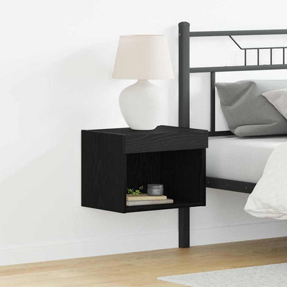Tv-meubelset 2 pcs Zwart Eiken 40 x 30 x 30 cm Bewerkt hout