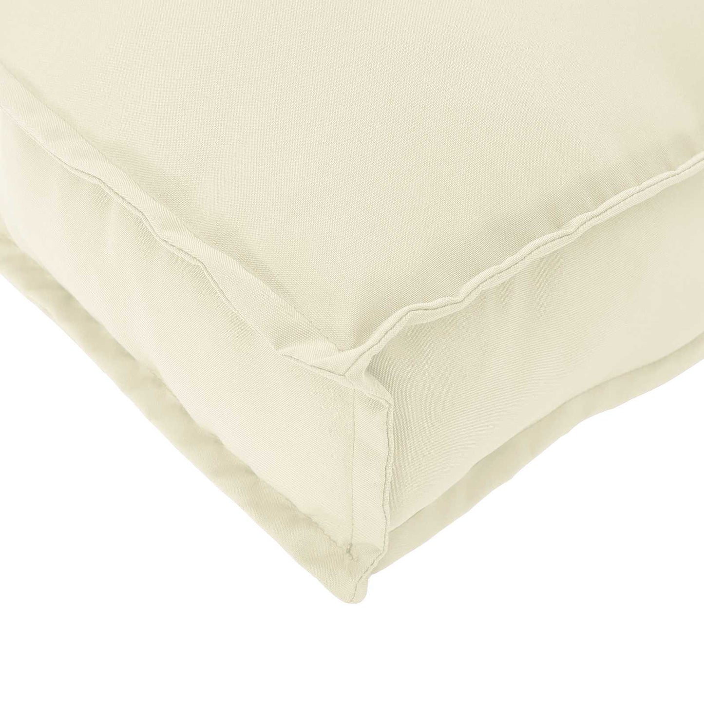 Kussen Crème 50 x 50 x 12 cm Oxford Stof