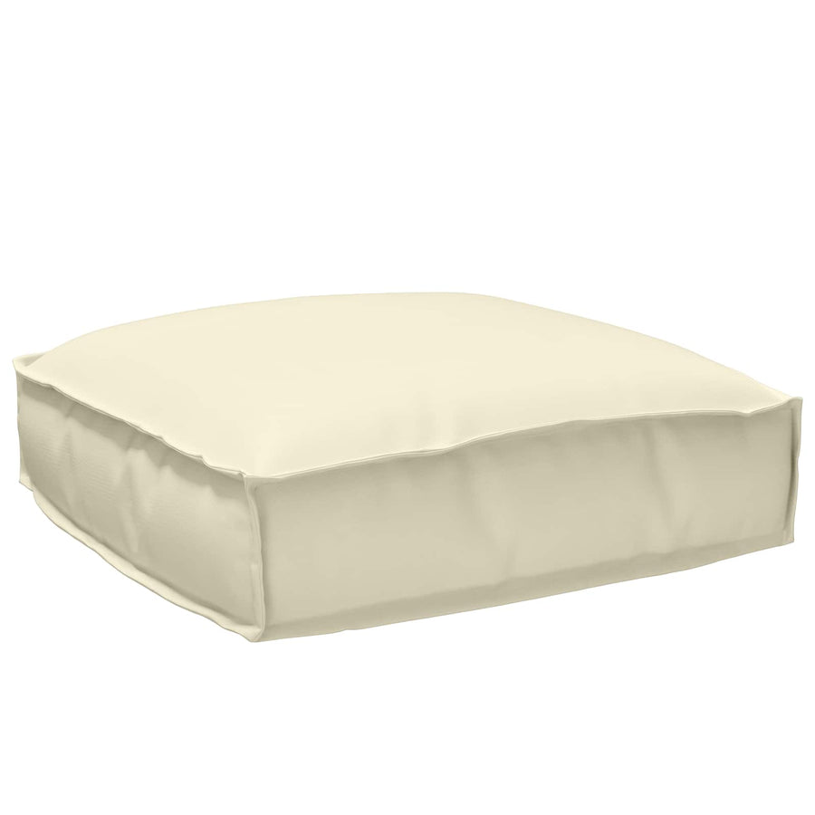 Kussen Crème 50 x 50 x 12 cm Oxford Stof