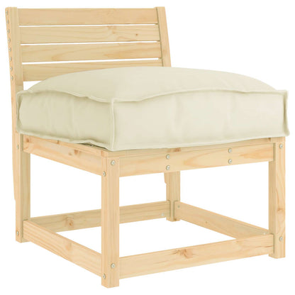 Kussen Crème 50 x 50 x 12 cm Oxford Stof