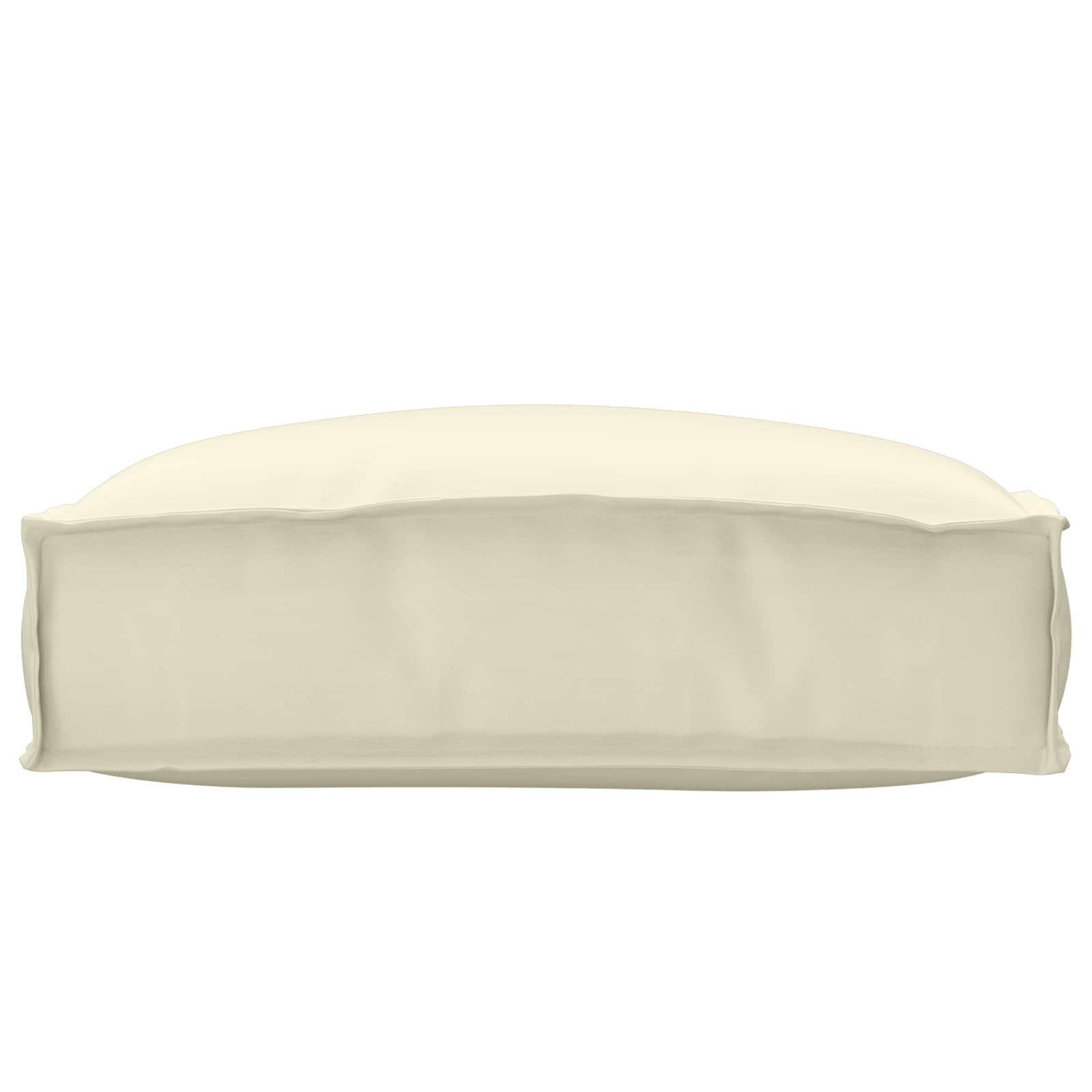 Kussen Crème 50 x 50 x 12 cm Oxford Stof