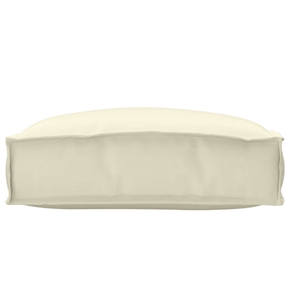Kussen Crème 50 x 50 x 12 cm Oxford Stof