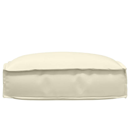 Kussen Crème 50 x 50 x 12 cm Oxford Stof