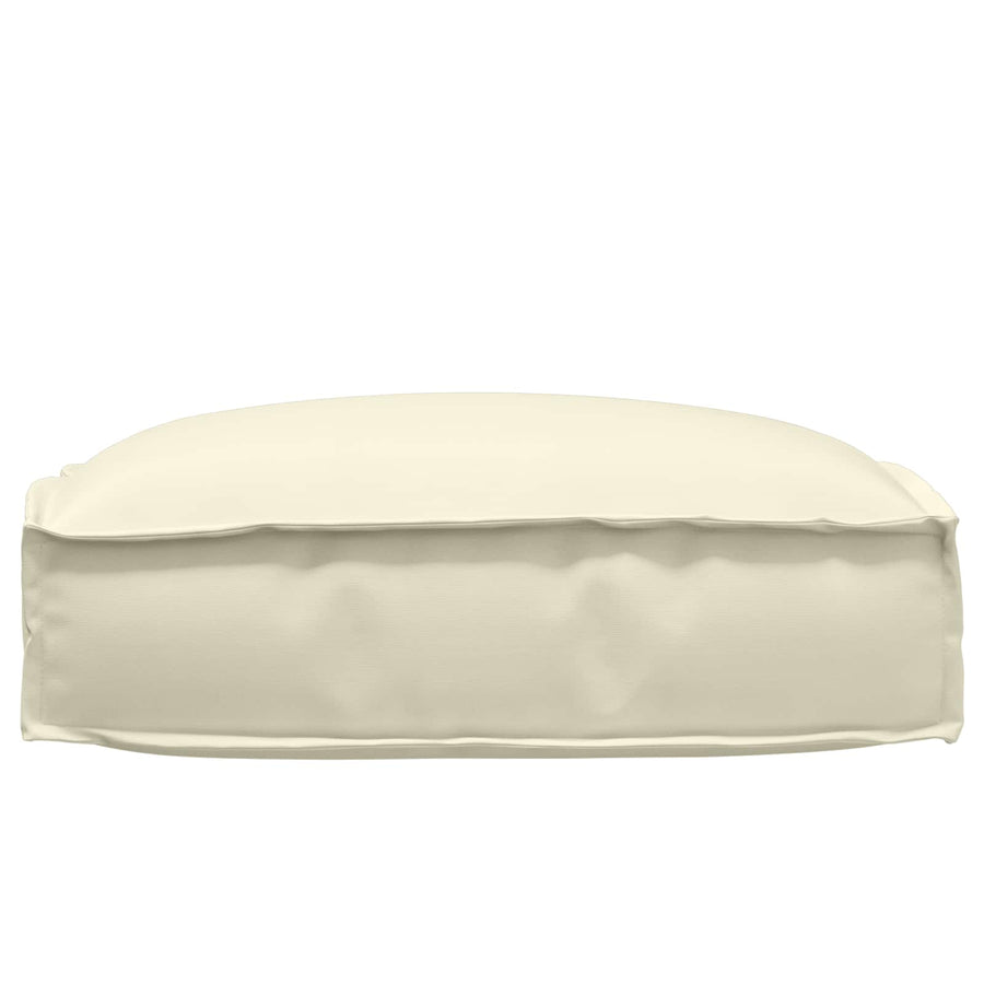 Kussen Crème 50 x 50 x 12 cm Oxford Stof