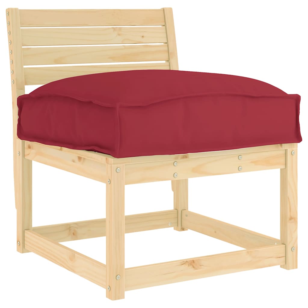 Kussen 50 X 50 X 12 Cm Oxford Stof Wijnrood