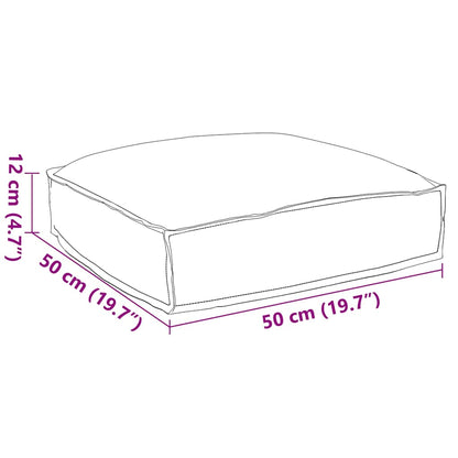 Kussen 50 X 50 X 12 Cm Oxford Stof Wijnrood