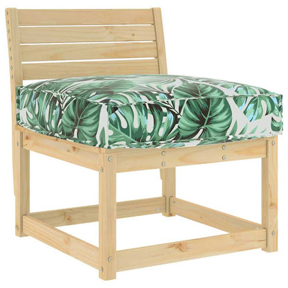 Palletkussen Voor Zitting Bloemen 60 X 60 X 12 Cm Bladpatroon