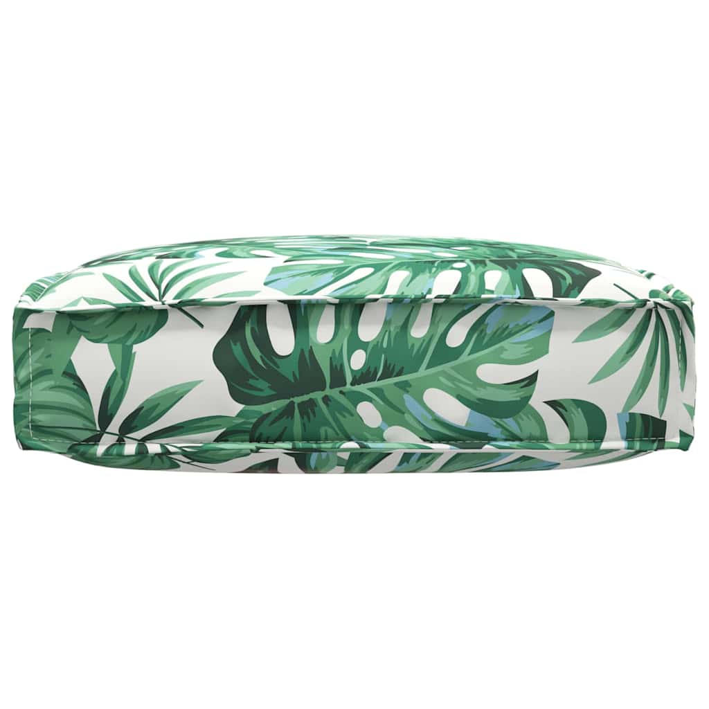 Palletkussen Voor Zitting Bloemen 60 X 60 X 12 Cm Bladpatroon