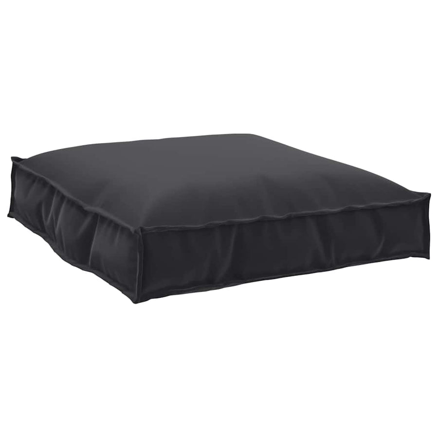 Palletkussen Voor Zitting 70 X 70 X 12 Cm Oxford Stof Zwart