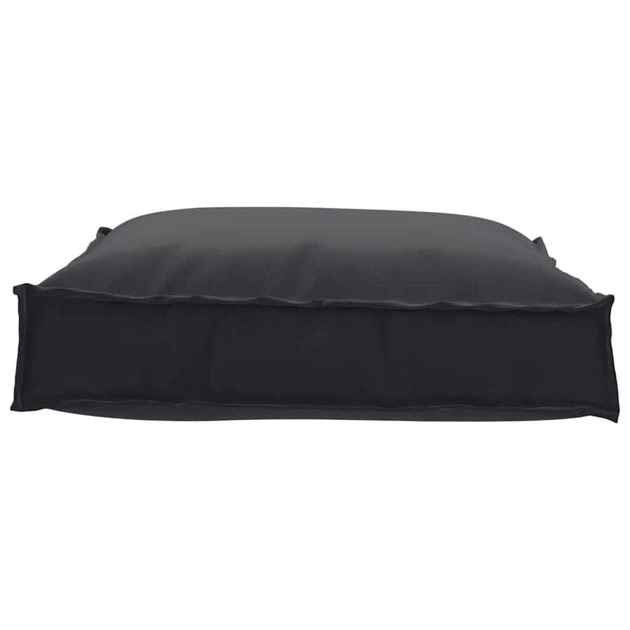 Palletkussen Voor Zitting 70 X 70 X 12 Cm Oxford Stof Zwart