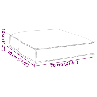 Palletkussen Voor Zitting Bloemen Multikleur 70 X 70 X 12 Cm Tropisch jungle