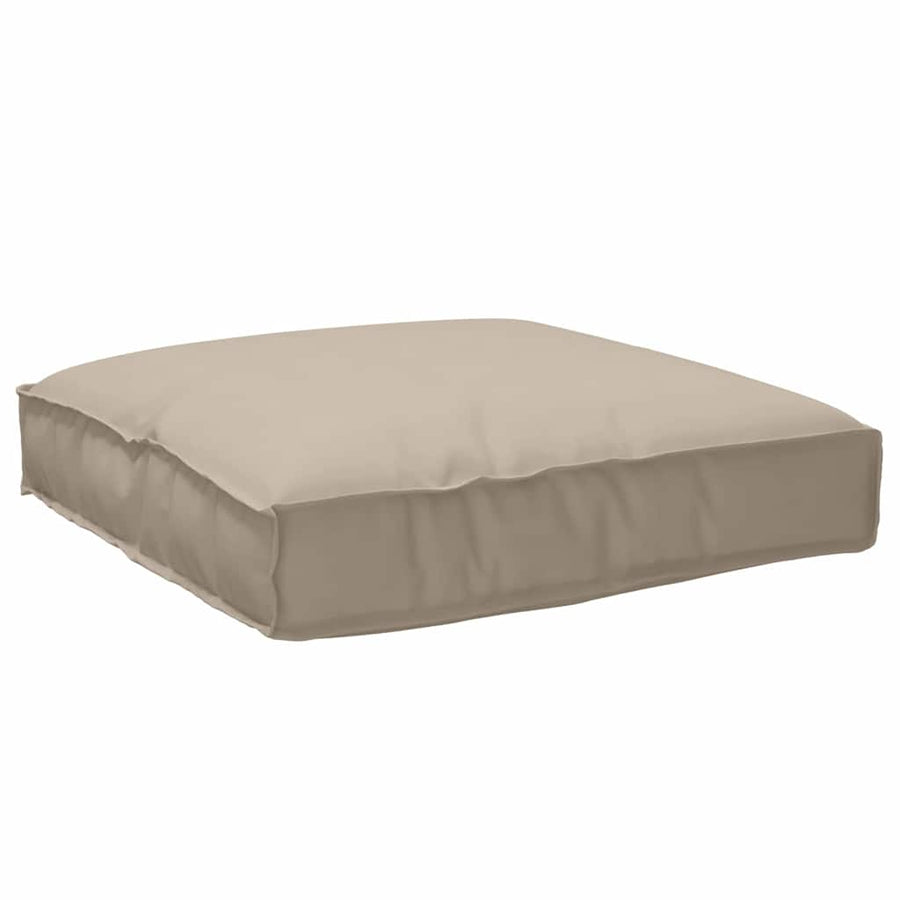 Kussen Taupe 80 x 80 x 12 cm Oxford Stof