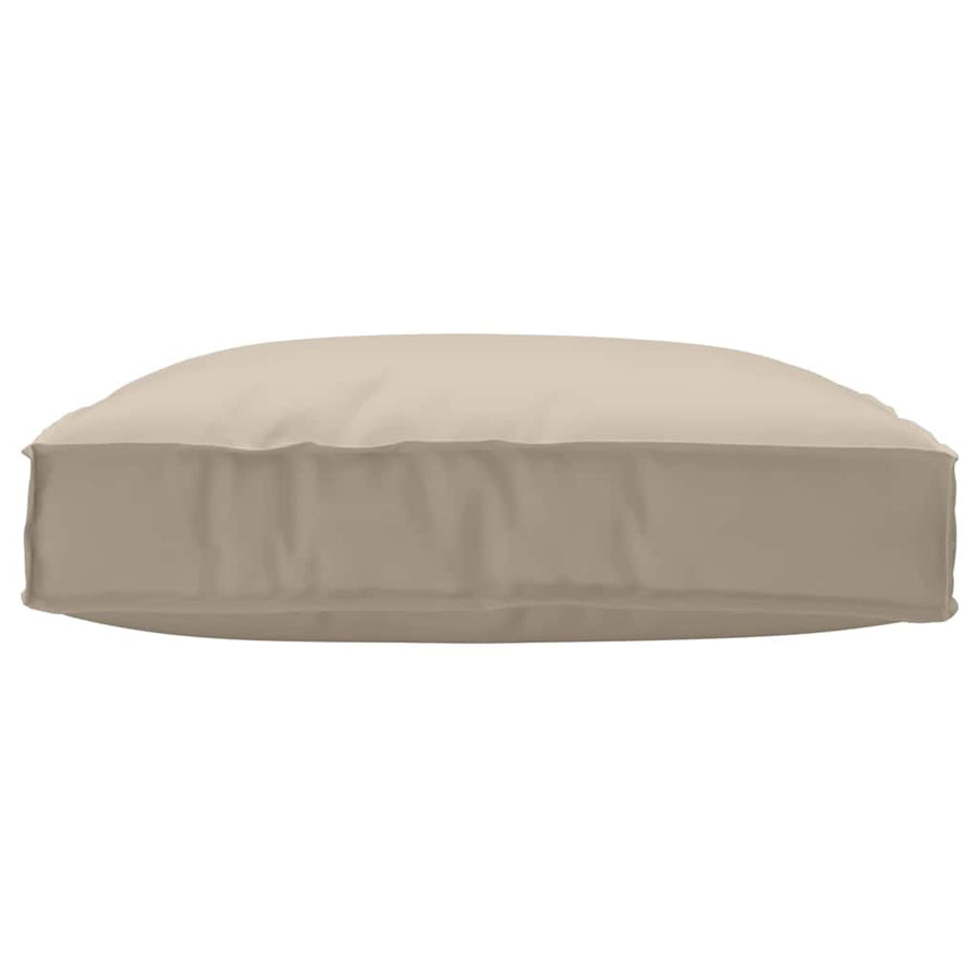 Kussen Taupe 80 x 80 x 12 cm Oxford Stof