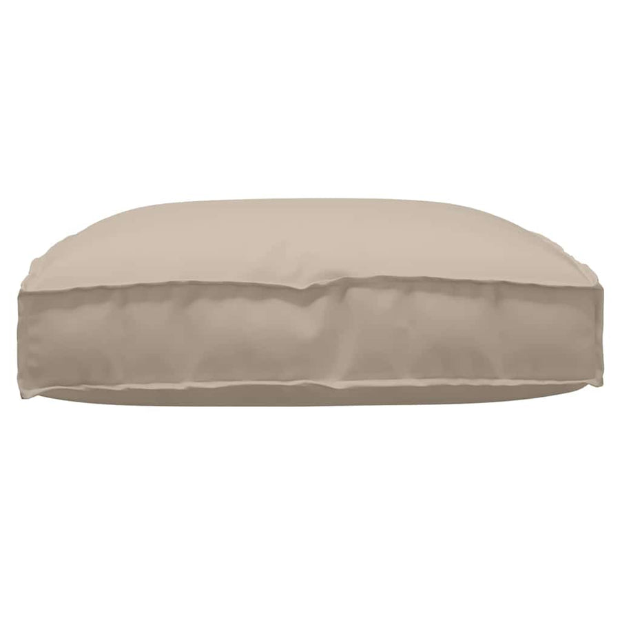 Kussen Taupe 80 x 80 x 12 cm Oxford Stof