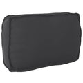 Palletkussen Voor Rugleuning 70 X 40 X 12 Cm Oxford Stof Zwart