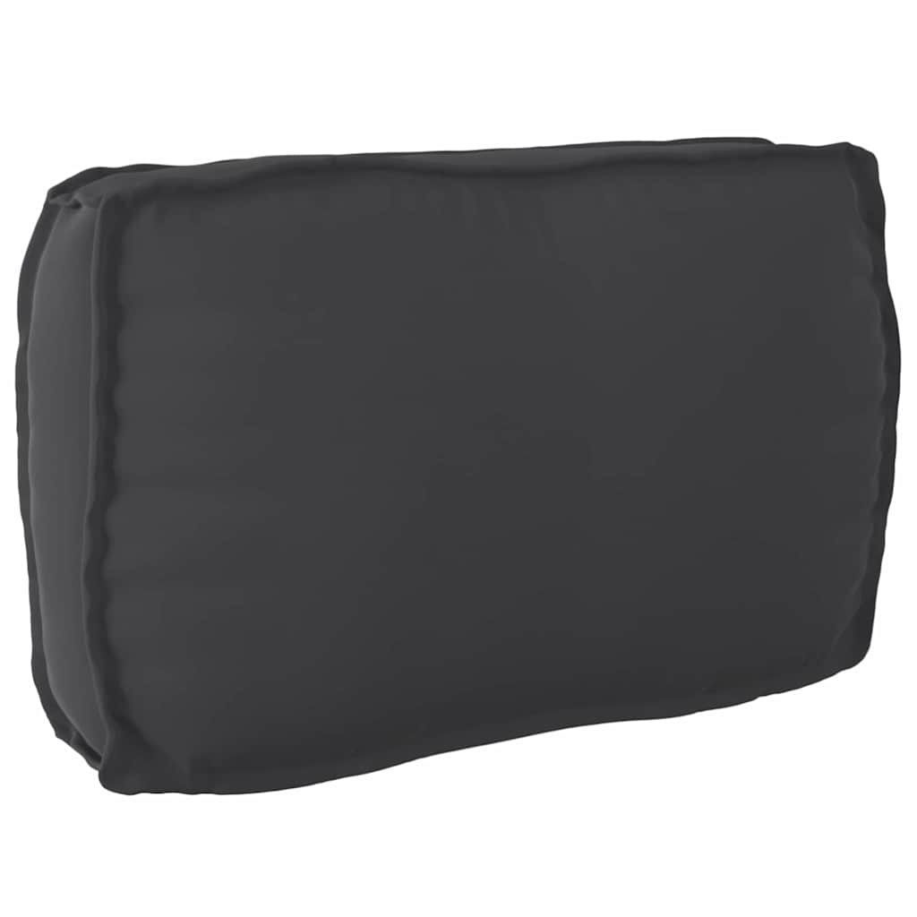 Palletkussen Voor Rugleuning 70 X 40 X 12 Cm Oxford Stof Zwart