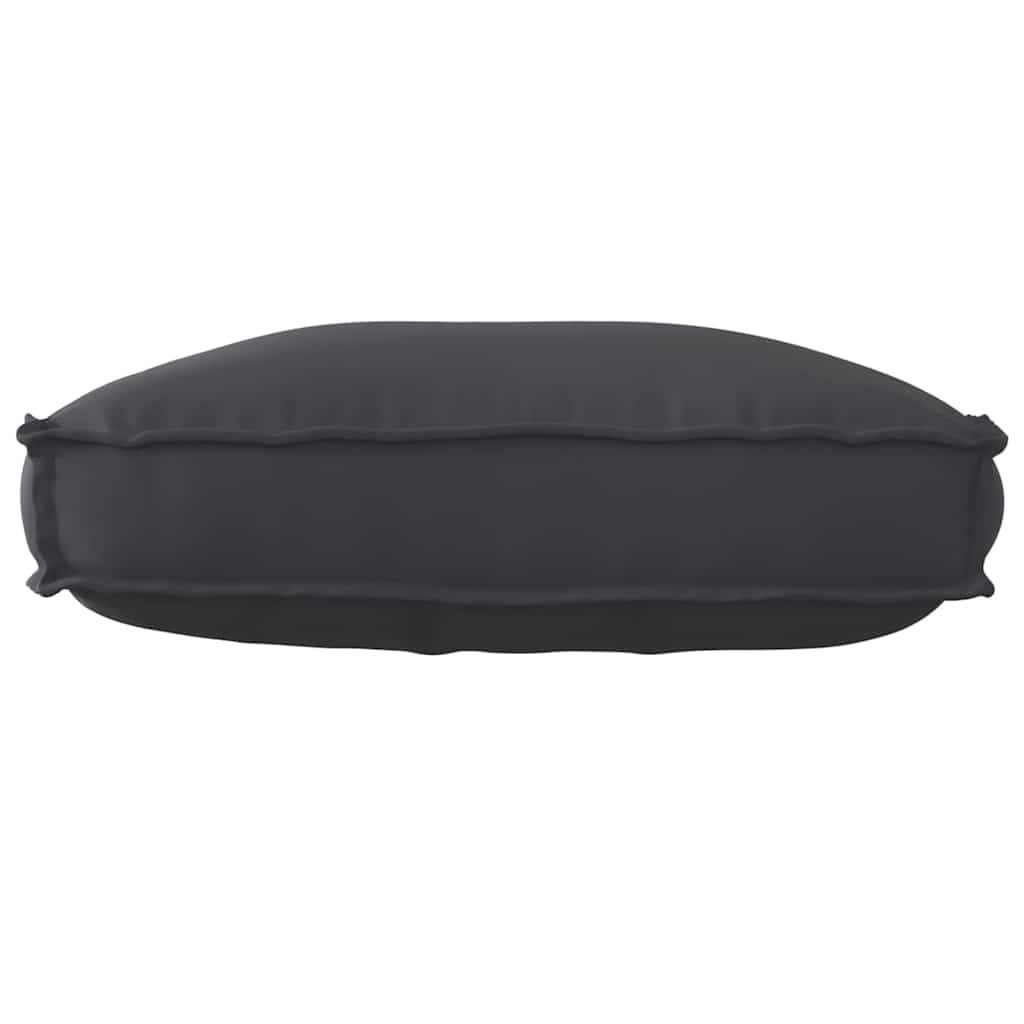 Palletkussen Voor Rugleuning 70 X 40 X 12 Cm Oxford Stof Zwart