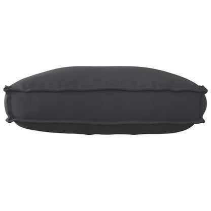 Palletkussen Voor Rugleuning 70 X 40 X 12 Cm Oxford Stof Zwart