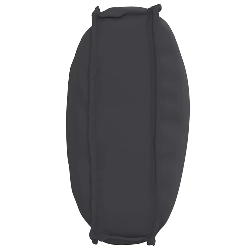 Palletkussen Voor Rugleuning 70 X 40 X 12 Cm Oxford Stof Zwart