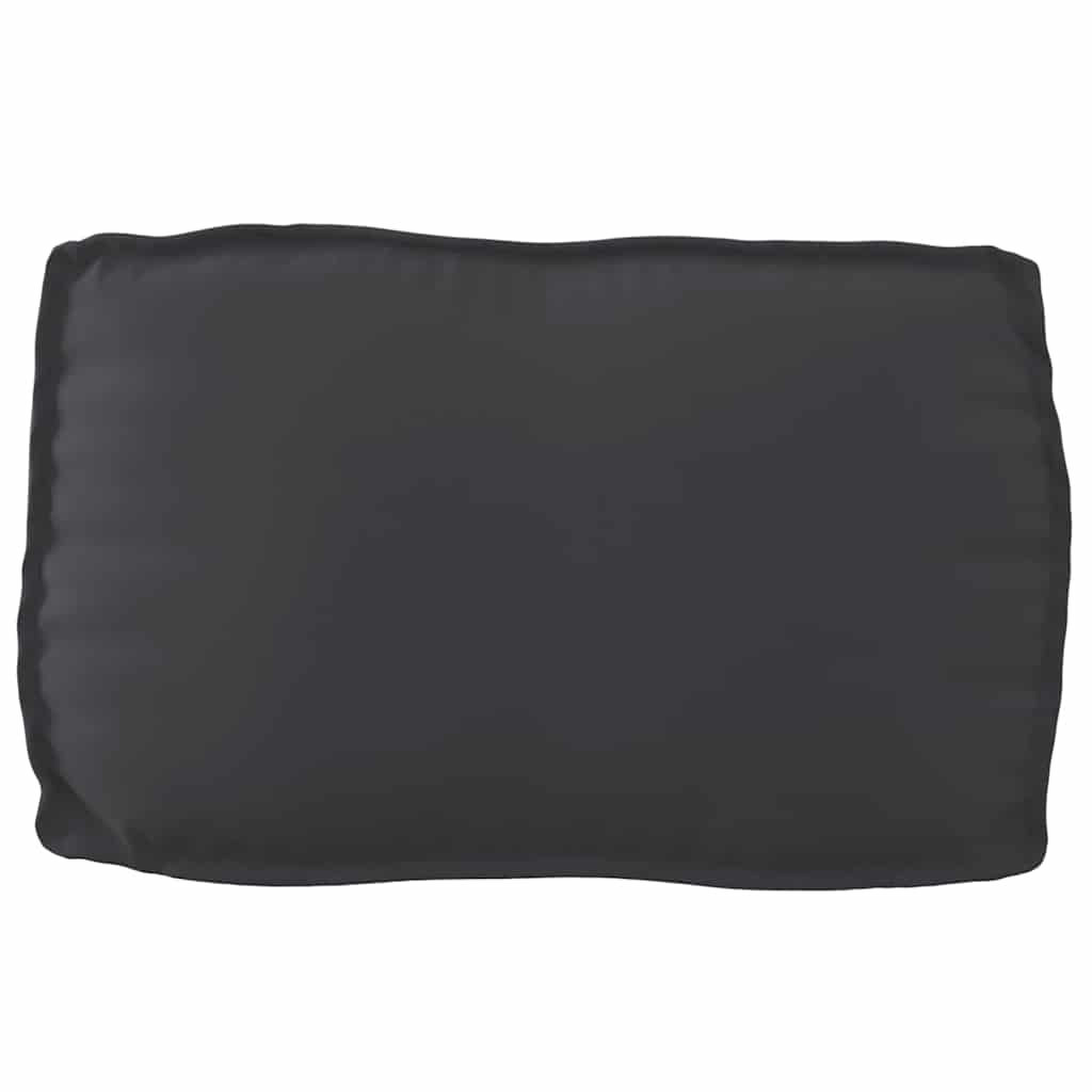 Palletkussen Voor Rugleuning 70 X 40 X 12 Cm Oxford Stof Zwart