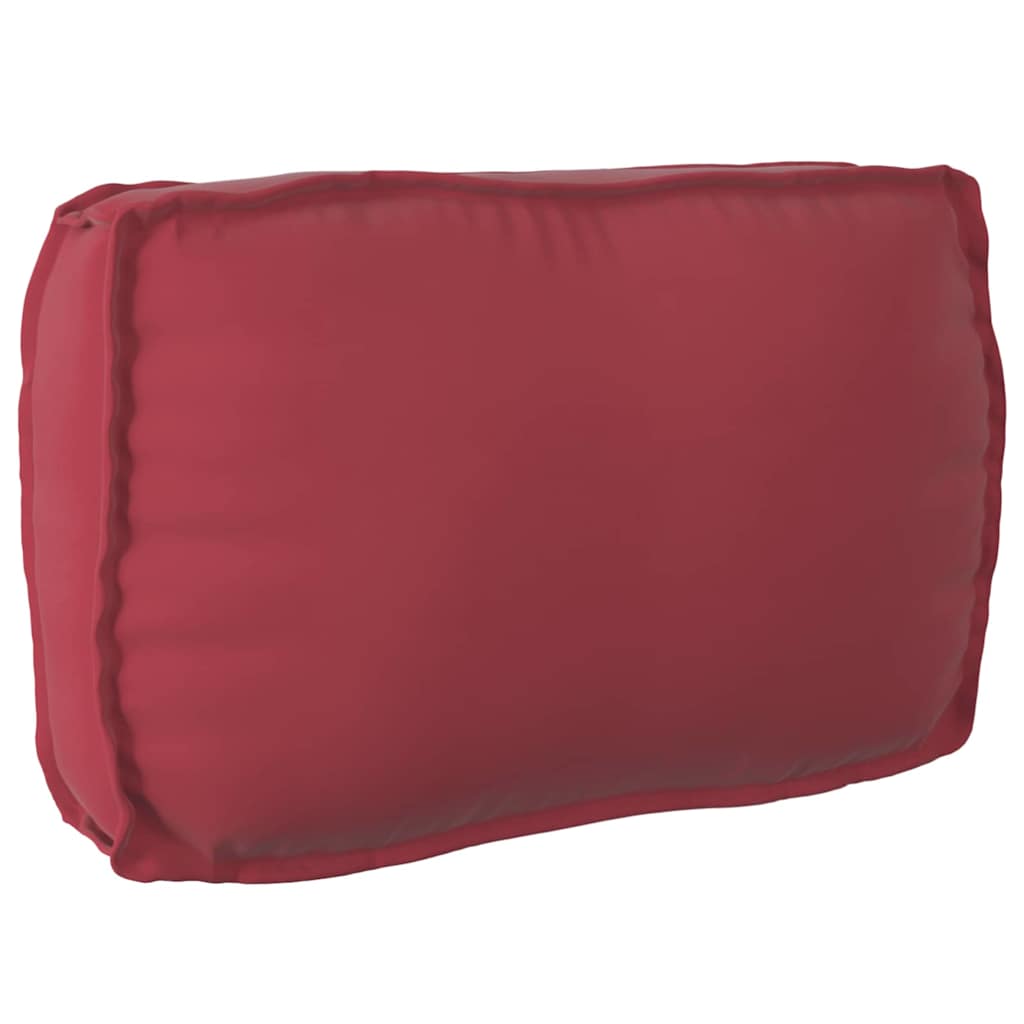 Palletkussen Voor Rugleuning 70 X 40 X 12 Cm Wijnrood