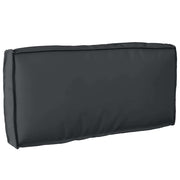 Palletkussen rugleuning 80x40x12 cm zwart