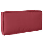 Palletkussen rugleuning 80x40x12 cm wijnrood