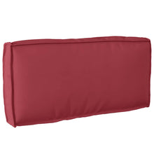 Palletkussen Voor Rugleuning 80 X 40 X 12 Cm Wijnrood