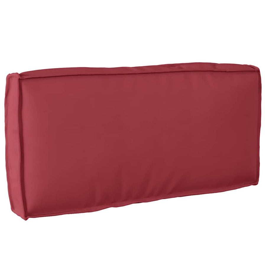Palletkussen Voor Rugleuning 80 X 40 X 12 Cm Wijnrood