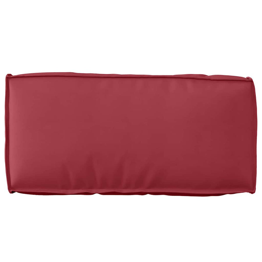 Palletkussen Voor Rugleuning 80 X 40 X 12 Cm Wijnrood