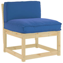 Palletkussen Voor Rugleuning 80 X 40 X 12 Cm koningsblauw