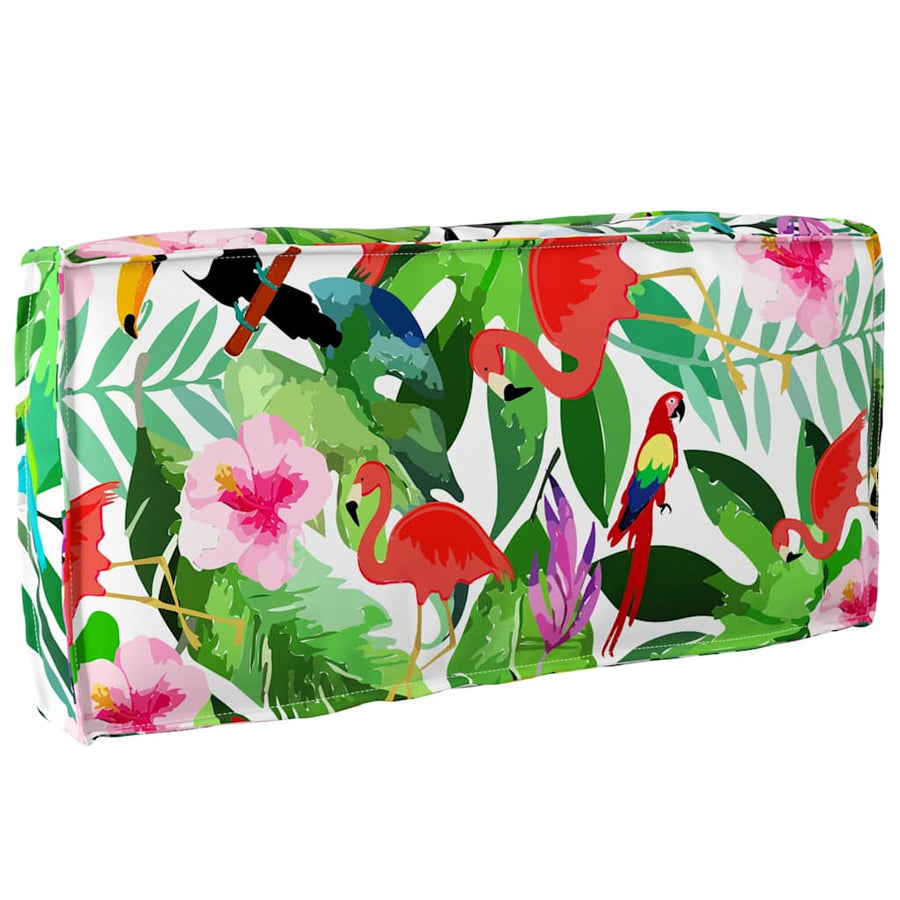 Palletkussen voor rugleuning Bloemen Multikleur 80 x 40 x 12 cm