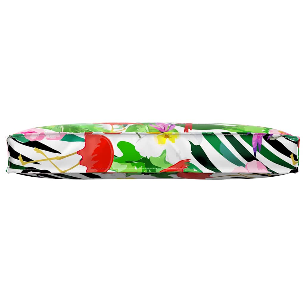 Palletkussen voor rugleuning Bloemen Multikleur 80 x 40 x 12 cm