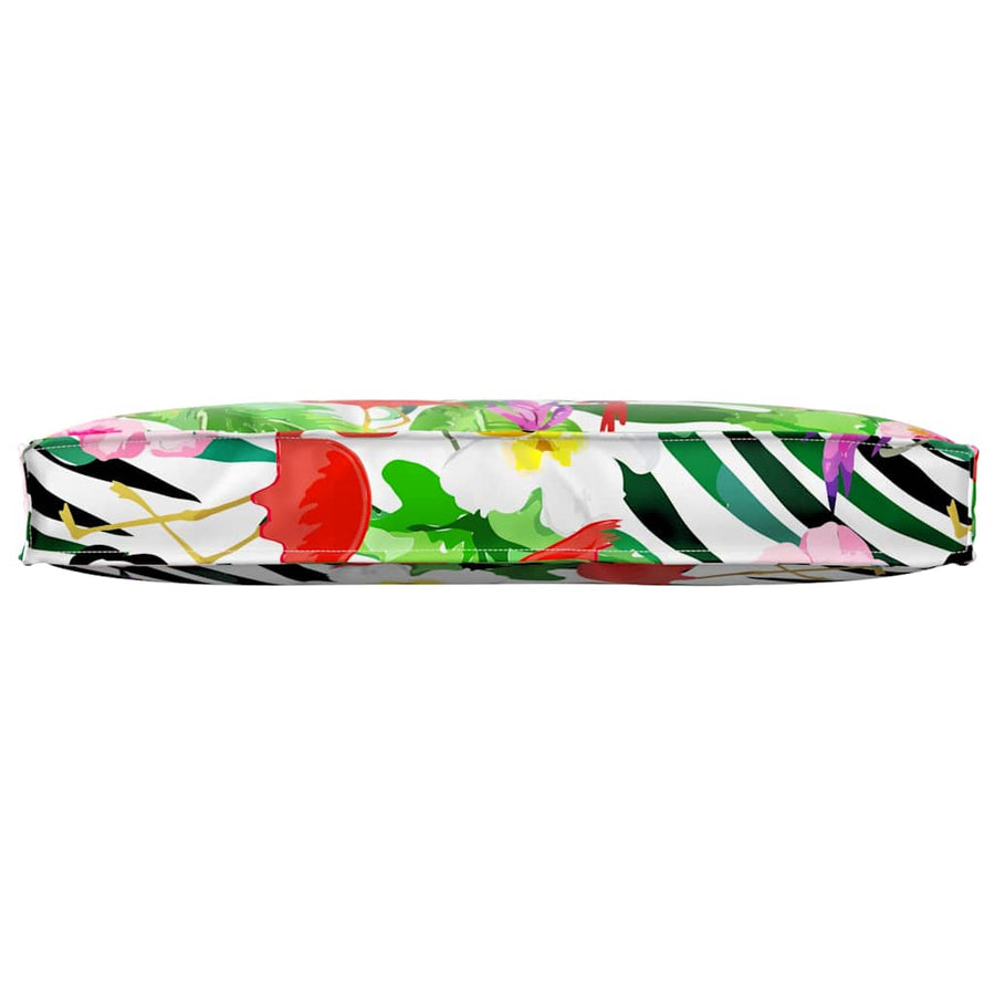 Palletkussen voor rugleuning Bloemen Multikleur 80 x 40 x 12 cm