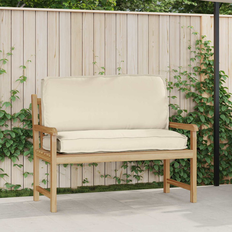 Kussen Crème 120 x 50 x 12 cm Oxford Stof