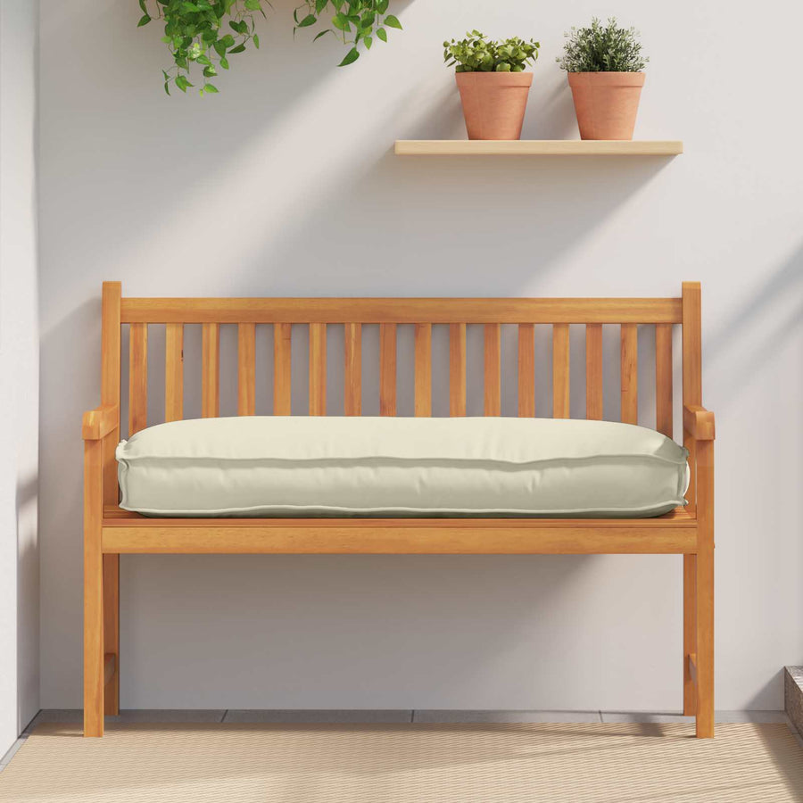 Kussen Crème 120 x 50 x 12 cm Oxford Stof