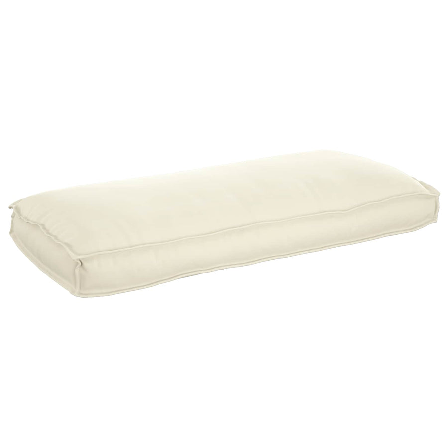 Kussen Crème 120 x 50 x 12 cm Oxford Stof