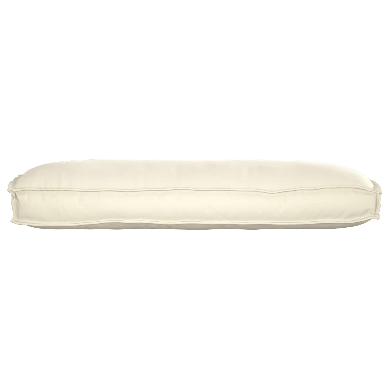 Kussen Crème 120 x 50 x 12 cm Oxford Stof