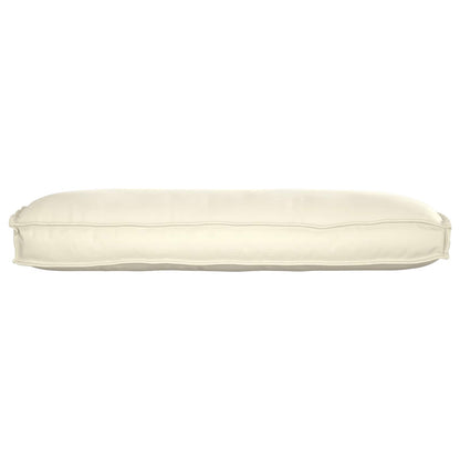 Kussen Crème 120 x 50 x 12 cm Oxford Stof