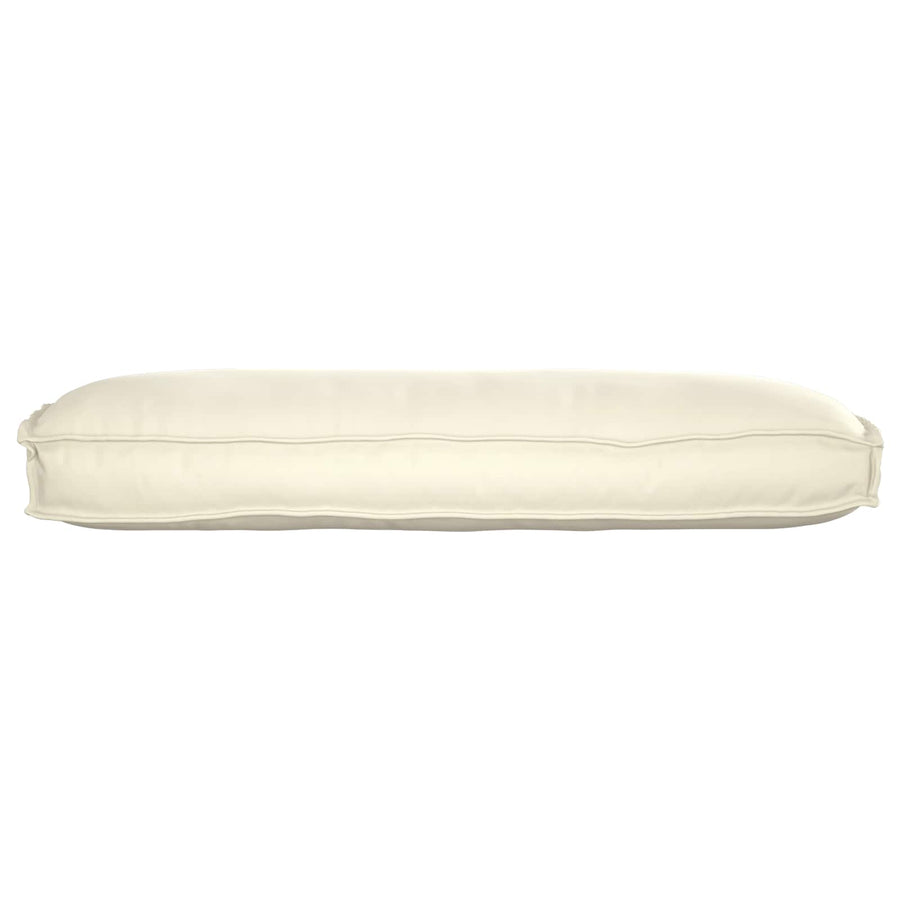 Kussen Crème 120 x 50 x 12 cm Oxford Stof