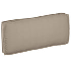Kussen 120x50x12 cm taupe Oxford stof