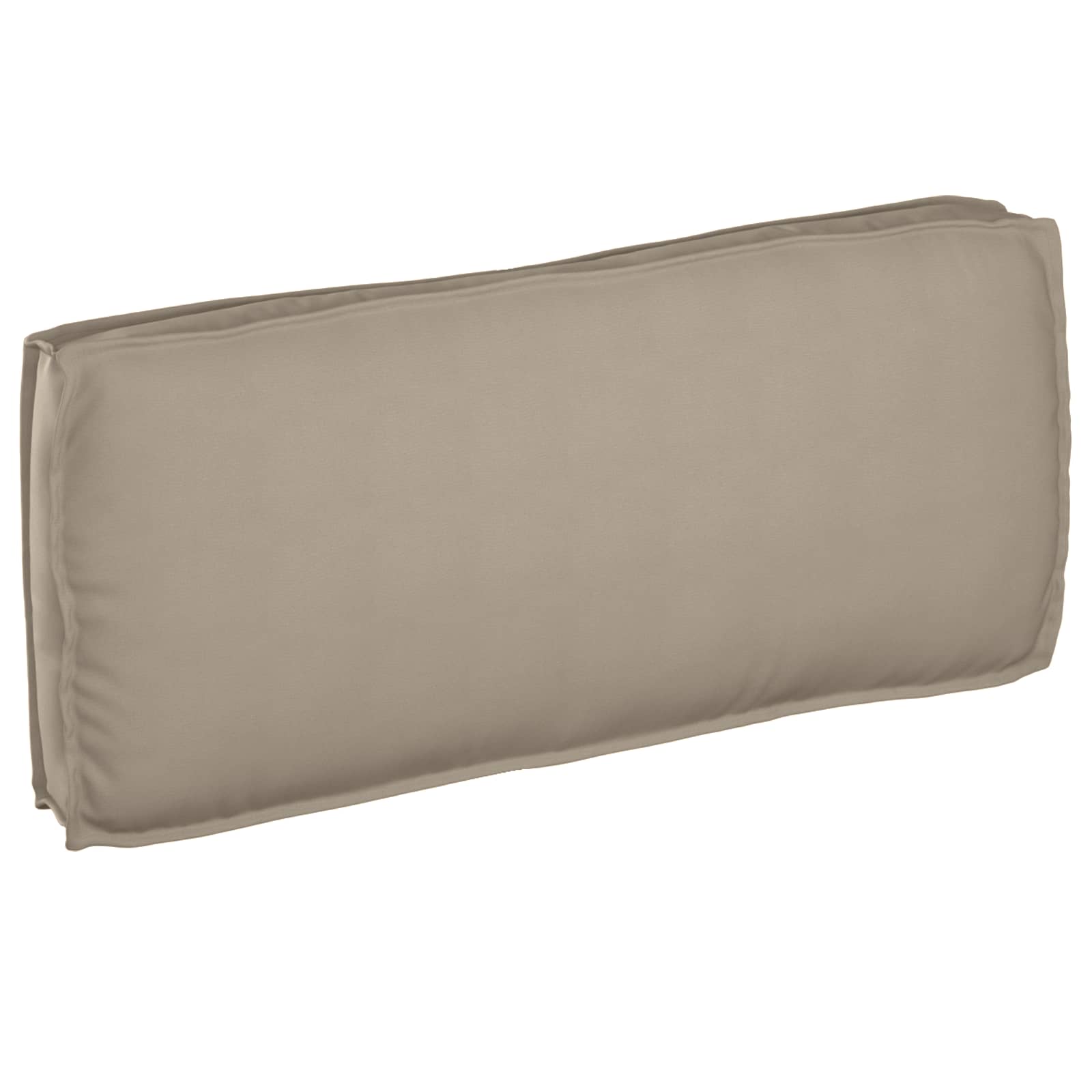 Kussen Taupe 120 x 50 x 12 cm Oxford Stof