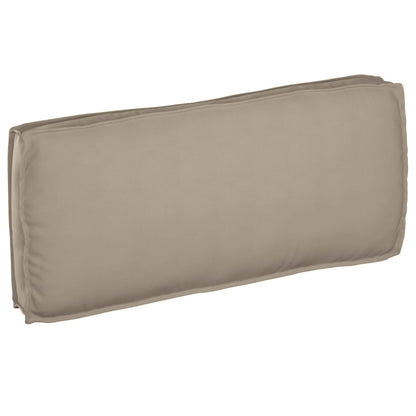 Kussen Taupe 120 x 50 x 12 cm Oxford Stof